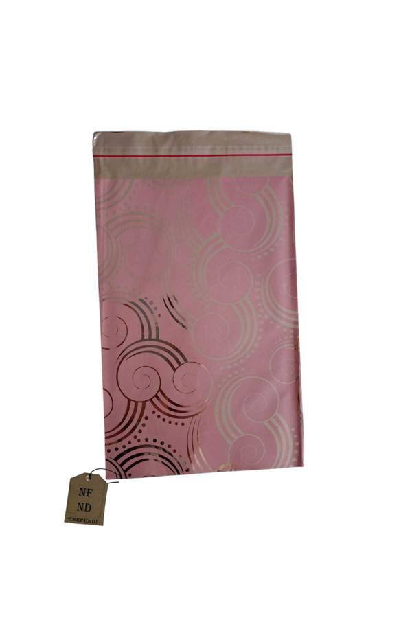 Enefendi Hediye Poşeti Kendinden Bantlı Metalize Lüks Pratik Sağlam 15X25 Pembe 15'Li - Image 1