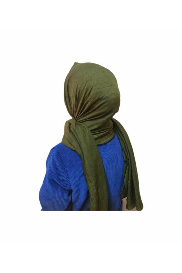 Enefendi Kadın Bambu Kraş Şal Tesettür Hafif Hijab İnce Ütü Gerektirmez Şal - Image 1