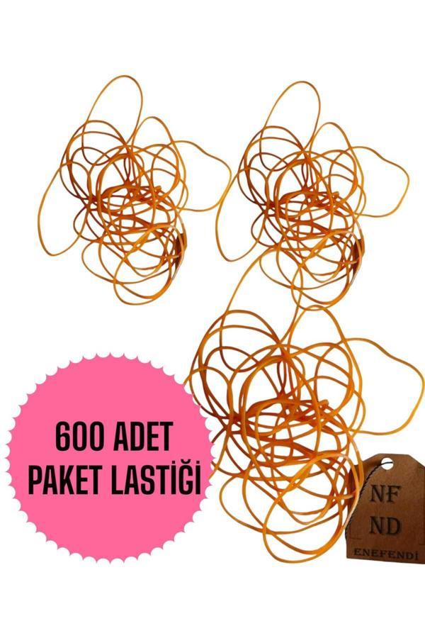 Enefendi 600 Adet Paket Ambalaj Lastiği Para Ve Çok Amaçlı Kullanım İçin Lastik 70 Mm - Image 1