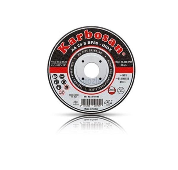 Karbosan 180x3.0x22.23 INOX Paslanmaz Çapakalma Diski - 910210 - Image 1