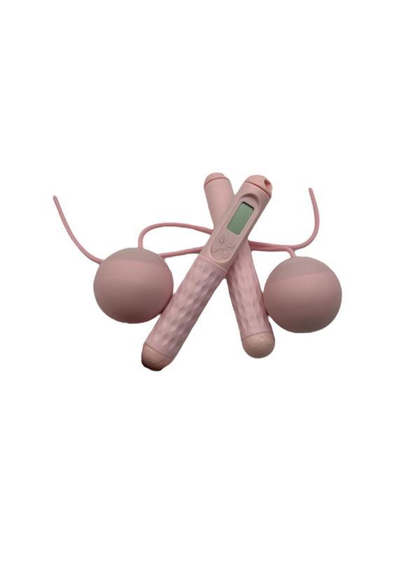 Valkyrie Halatsız Ağırlık Toplu Sayaçlı Atlama İpi Pembe - Image 1