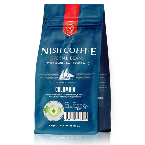 Nish Filtre Kahve Colombia 1 Kg - Image 1