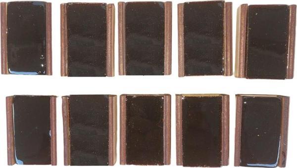 Donizetti 10 Adet Keman Viola Kemane Tambur Naturel Doğal Reçine Rosin Ahşap Kutu - Image 1