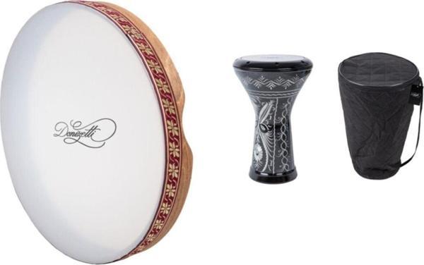 Donizetti Bendir - Islemeli Mısır Darbuka - Kılıf - Image 1