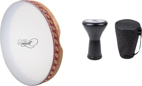 Donizetti Bendir - Siyah Mısır Darbuka - Kılıf - Image 1