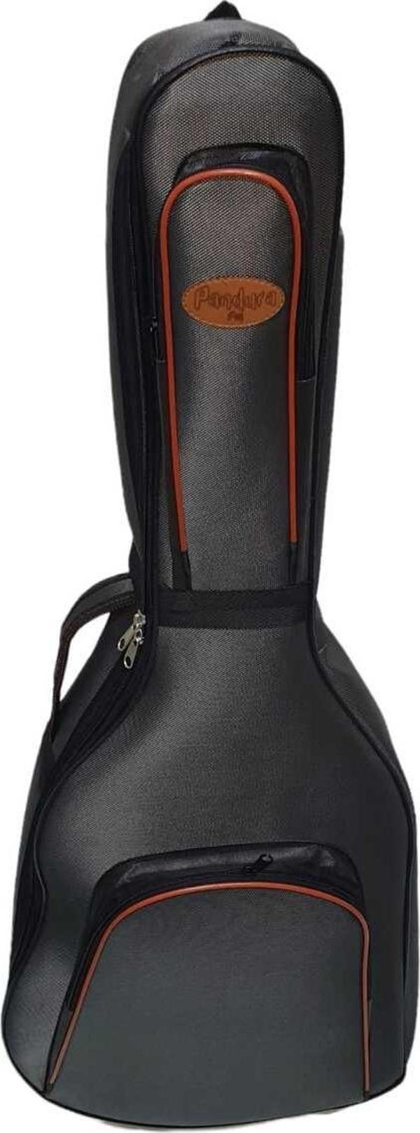 Donizetti Profesyonel Su Geçirmez 20 Mm Pedli Gigbag Akustik Gitar Kılıfı Gri - Image 1