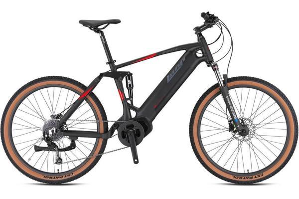 GRAVITY - 29  - MTB 18.5'- 10 Vites - Elektrikli - Mat Siyah-Füme/Kırmızı - Image 1