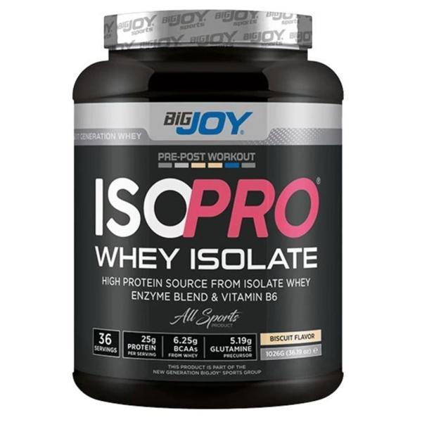 BigJoy IsoPro Whey Isolate 1026g – Bisküvi  - Image 1