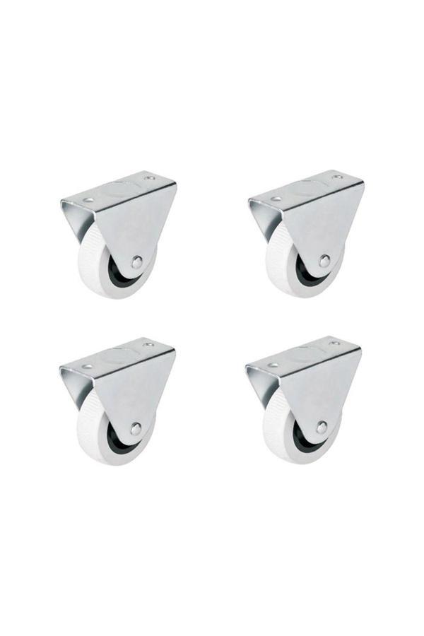 Hts 105- Sabit Tablalı Mobilya Tekeri Çap : 50 Mm 4 Ad. - Image 1