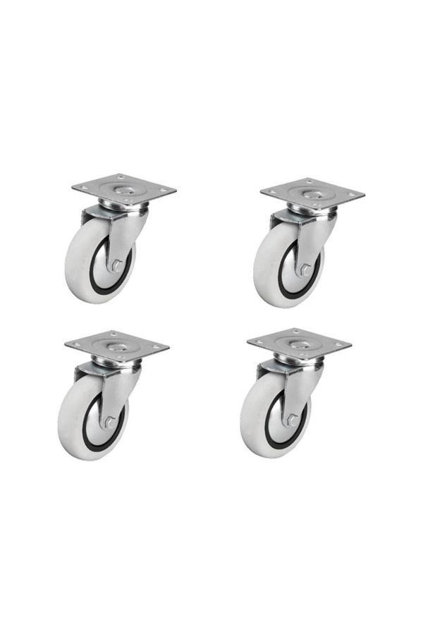 Hts 351- Döner Tablalı Mobilya Tekeri Tekerlek Çap : 74 Mm 4 Ad. - Image 1