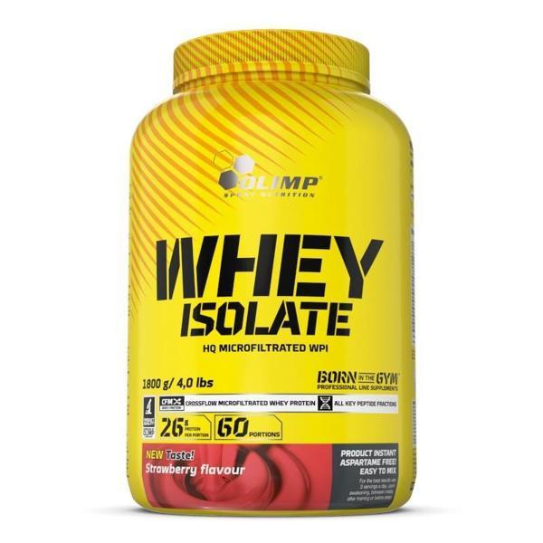 Olimp Whey Protein Isolate 1800 Gr İzole Protein Çilek - Image 1