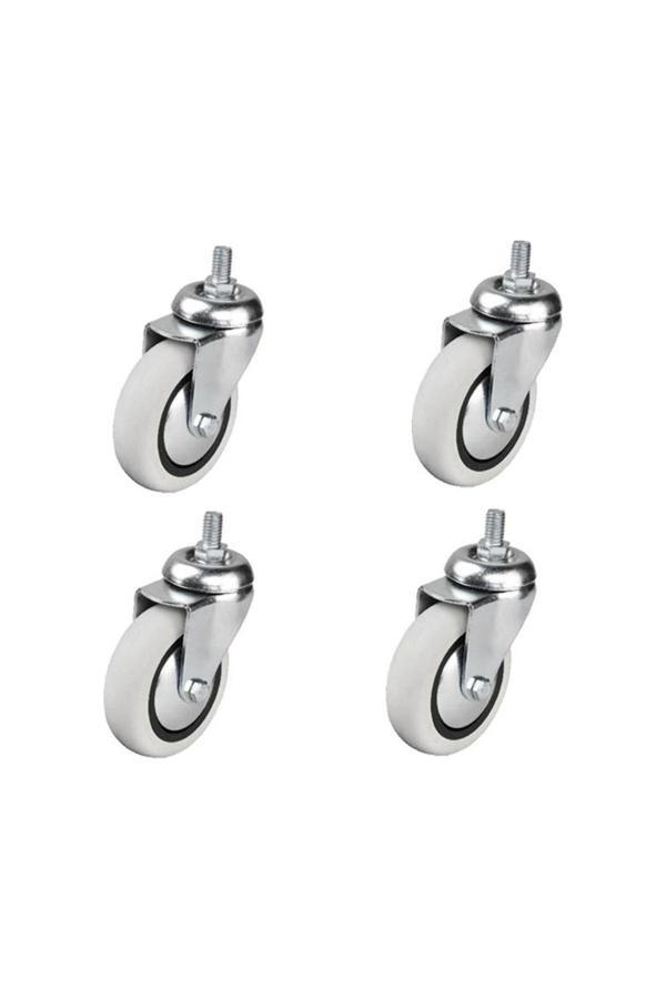Hts 352- Döner 3/8 Vidalı Mobilya Tekeri Çap : 74 Mm 4 Ad. - Image 1