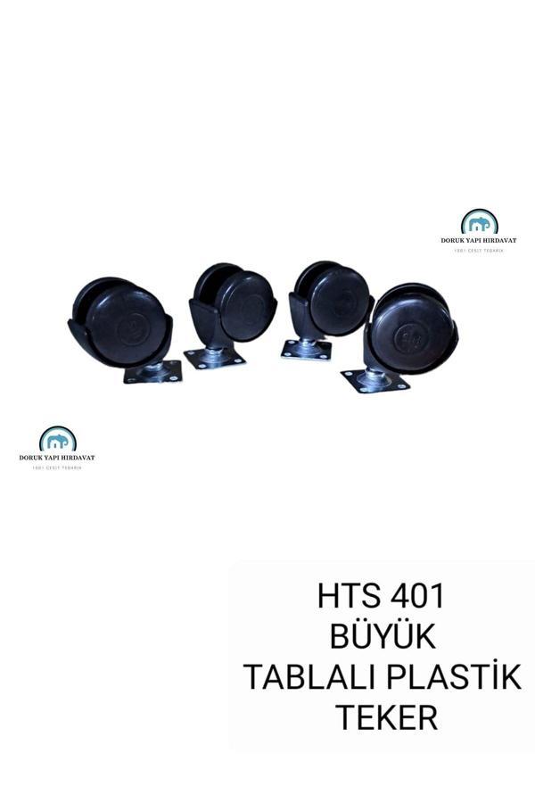 Hts 401 Plastik Büyük Tablalı Teker (4 Adet) - Image 1