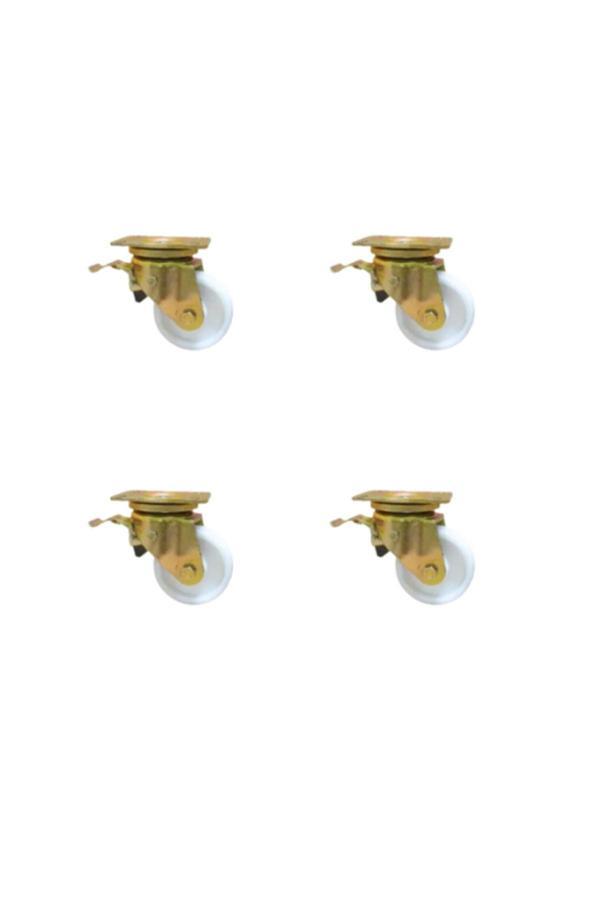 Hts 751- Ağır Sanayi Tekerlek 55Mm Frenli Polyamid Teker 4 Ad. - Image 1