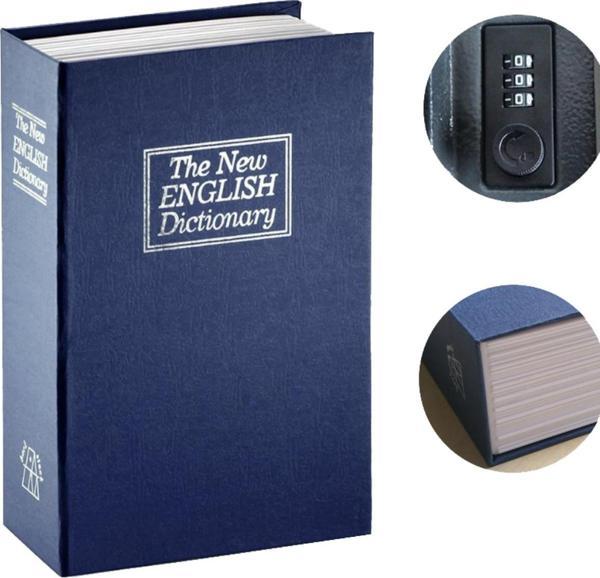 MÜHLEN Secret Safe 180 Orta Boy Kitap Şekli Gizli ve Şifreli Para ve Değerli Eşya Kasası - Image 1