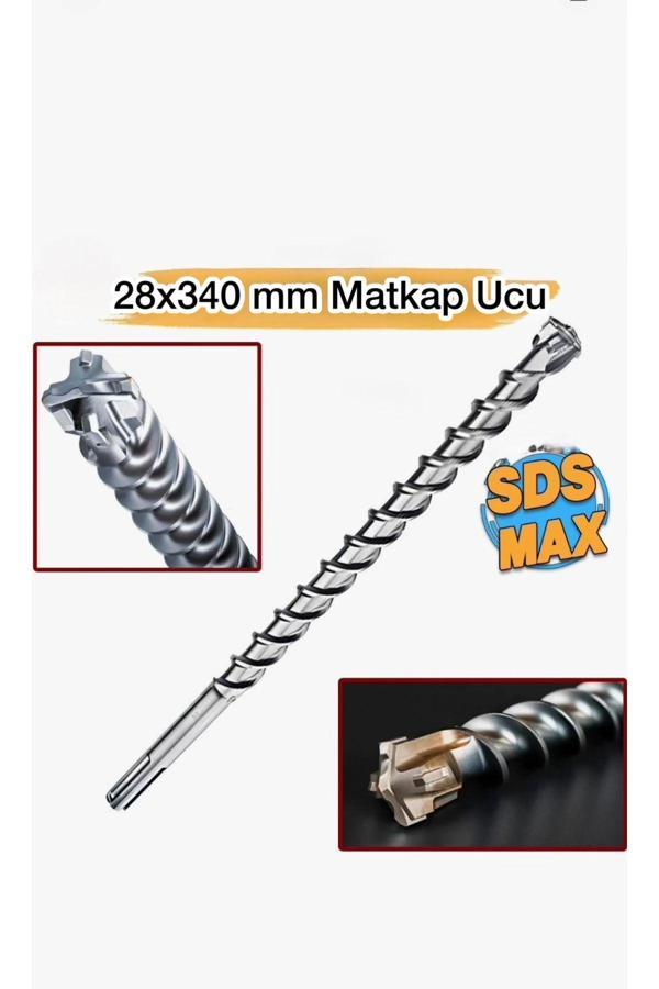 Gfb 2115 Sds Max 4 Elmaslı Matkap Ucu 28 x 340 mm - 2 Adet - Image 1