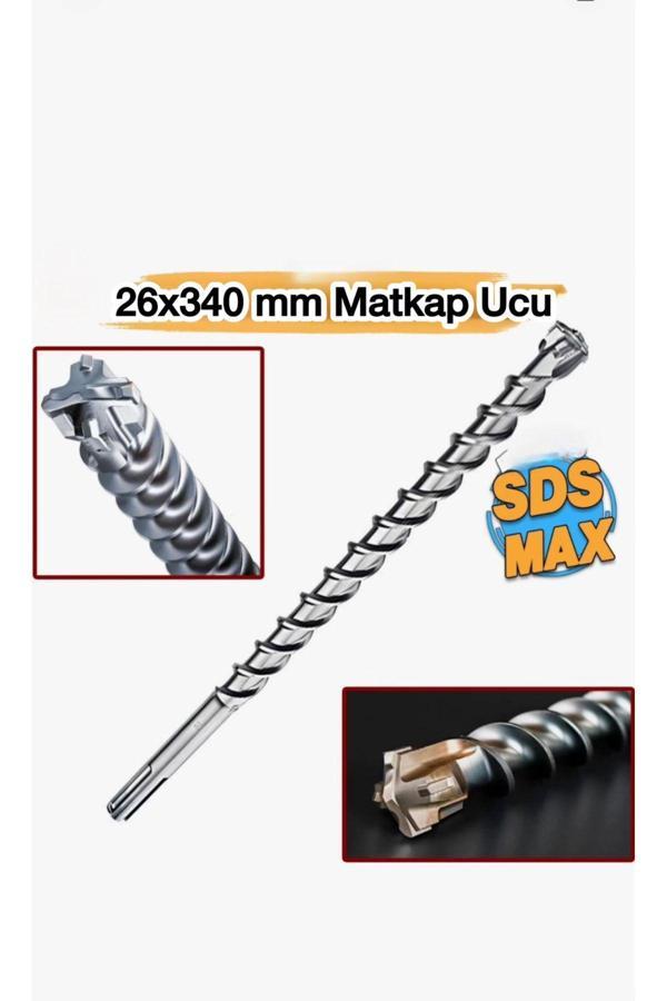 Gfb 2113 Sds Max 4 Elmaslı 26x340 Mm Matkap Ucu - 2 Adet - Image 1
