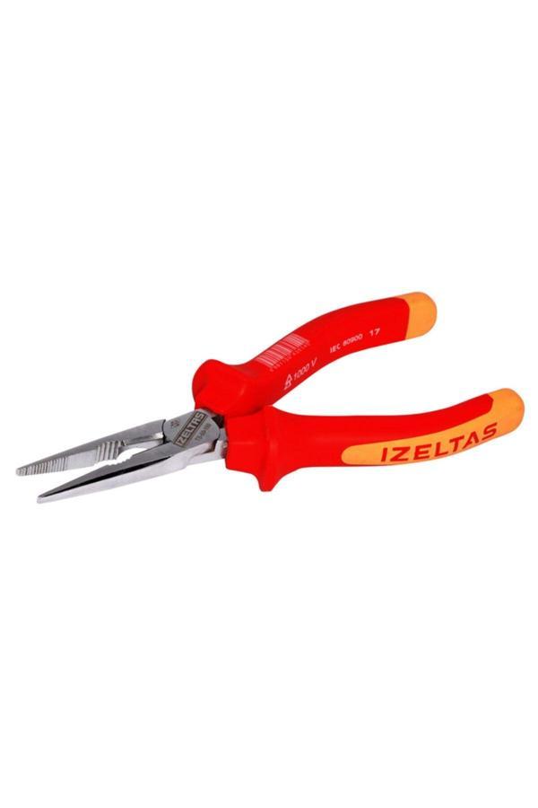 İzeltaş -3220136180-180 Mm Uzun Düz Kargaburun Elektrikçi Izoleli 1000 V - Image 1
