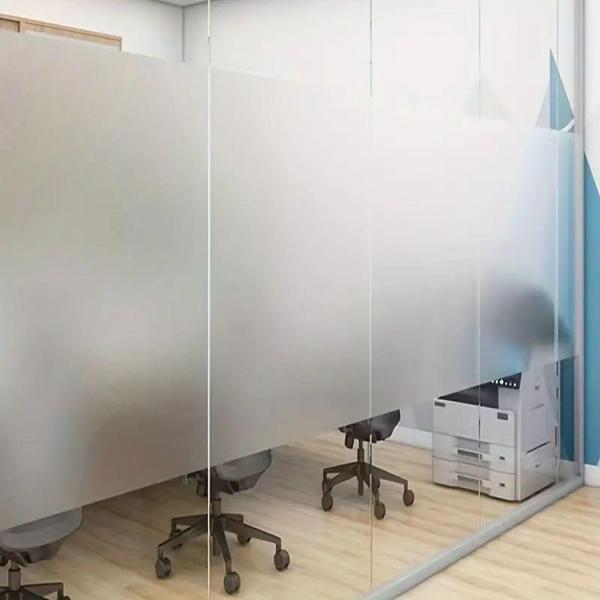 Büro Ev Ofis Yazlık için 500x60CM UV Güneş Işığı Engelleyici Buzlu Cam Filmi - Image 1