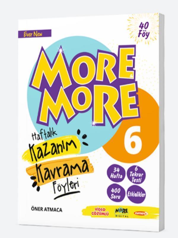Kurmay More & More 6 Haftalık Kazanım Kavrama Föyleri - Kurmay Yayınları - Image 1