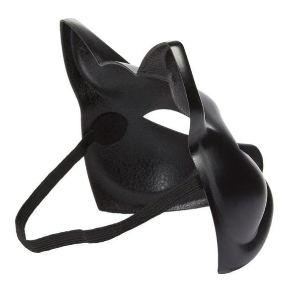 Büro Ev Ofis Etkinlik Gösteri Kedi Kostüm Maskesi için 12x13CM Siyah Lüks Maske - Image 1