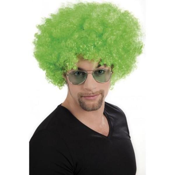Büro Ev Ofis Etkinlik Gösteri Kostüm Peruğu için Yeşil Kıvırcık Afro Bonus Peruk Saç - Image 1