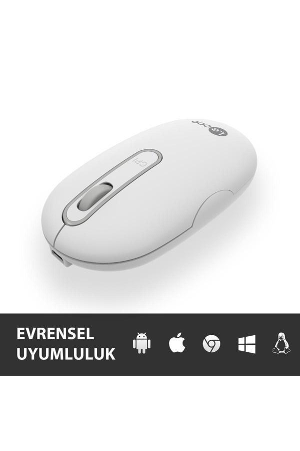 Lenovo Ws207 Şarj Edilebilir Kablosuz 1600dpı 4 Tuşlu Sessiz Kompakt Optik Mouse - Image 1