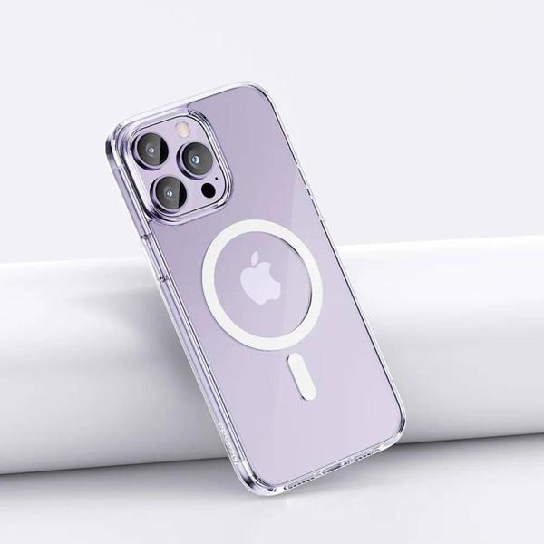 Apple İphone 15 Pro Uyumlu Magsafe Şeffaf Kılıf - Image 1
