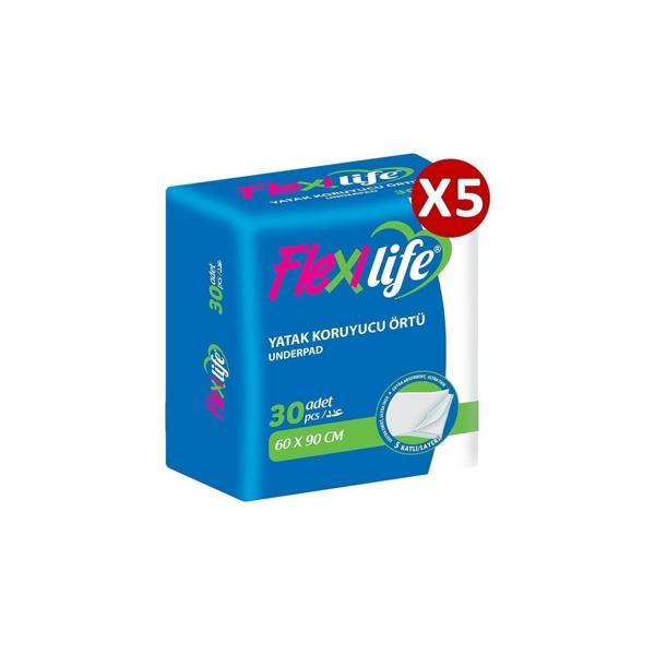 Flexilife Yatak Koruyucu Örtü 60x90 30'lu 5 paket / 150 adet - Image 1