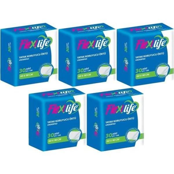 Flexilife Yatak Koruyucu Örtü 60x90 30'lu 5 paket / 150 adet - Image 1