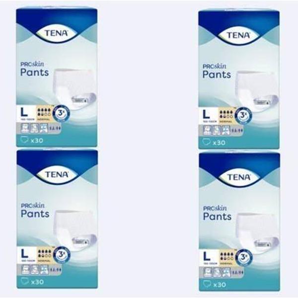 Tena Proskin Pants Normal 5,5 damla Emici Külot Büyük Boy Large 30'lu 4 paket / 120 adet - Image 1