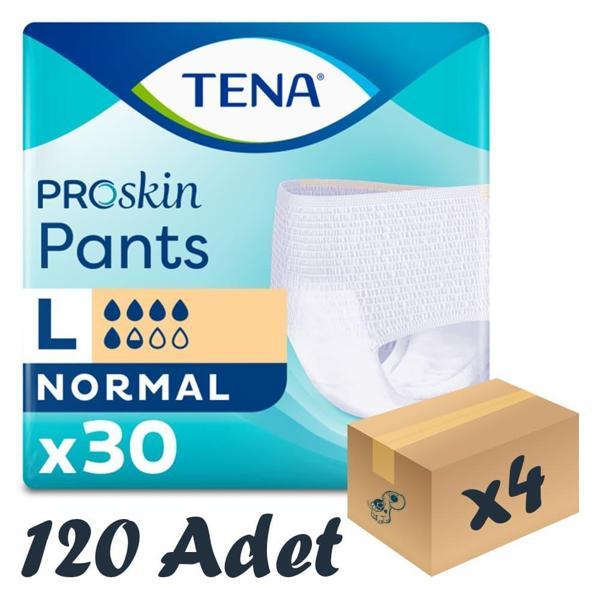 Tena Proskin Pants Normal 5,5 damla Emici Külot Büyük Boy Large 30'lu 4 paket / 120 adet - Image 1