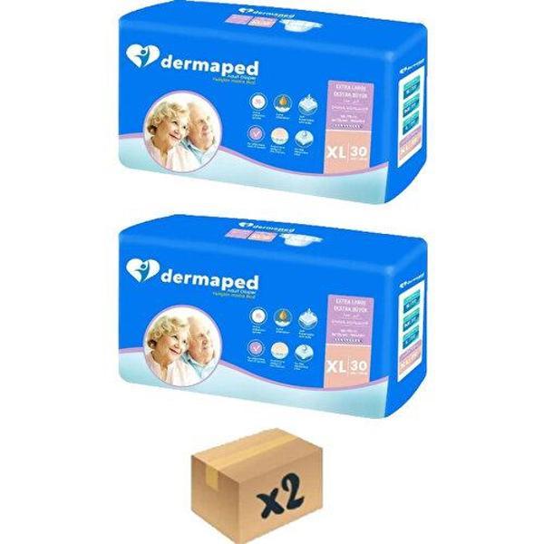 Dermaped Yetişkin Hasta Bezi Belbantlı Xlarge Ekstra Büyük Boy 30 lu 2 paket / 60 Adet - Image 1