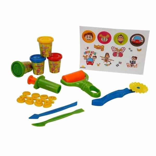 Nessiworld  Kukuli Çantalı Oyun Hamuru Seti 80 gr. - Image 1