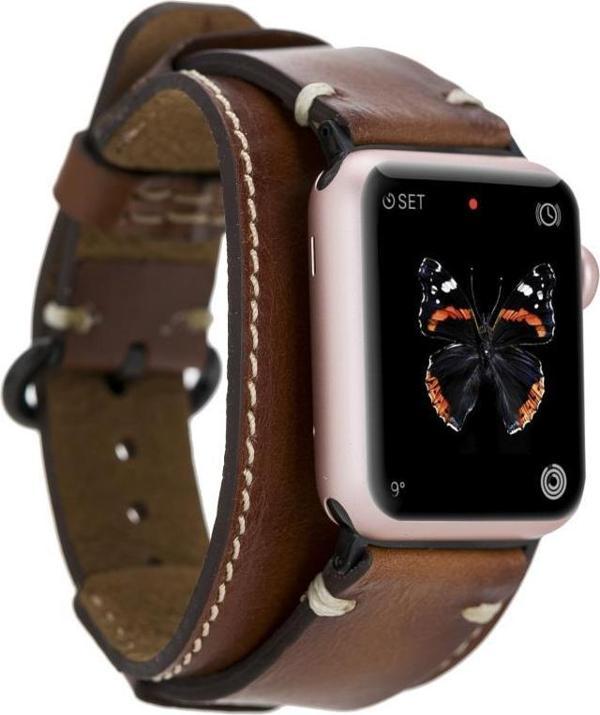 Bouletta Apple Watch Uyumlu Deri Kordon 42-44-45mm Cuff PUCF RST2 - Image 1