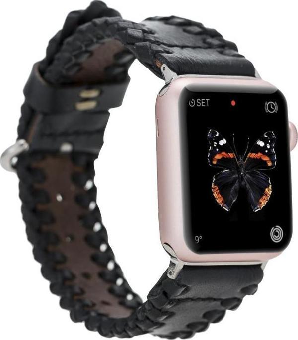 Bouletta Apple Watch Uyumlu Deri Kordon 42-44-45mm SM43 RST1 - Image 1
