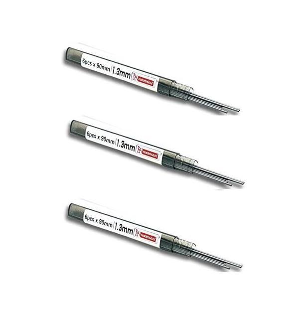 Kalem Ucu 1.3mm 2B Mikro 2B Kalem Ucu 1.3mm Siyah 3 Adet - Image 1