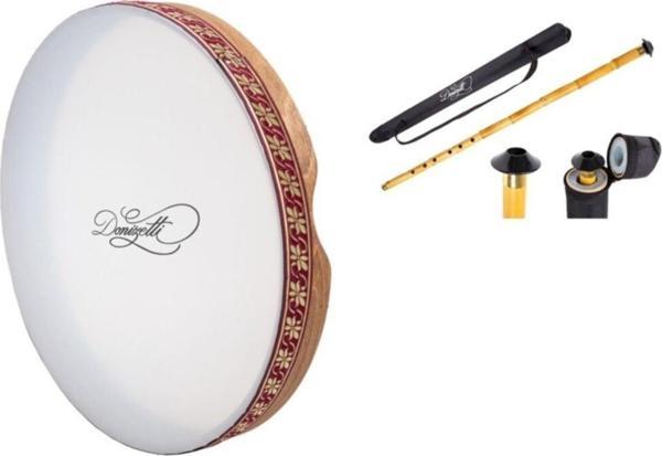 Donizetti Bendir + Profesyonel Kamış Ney + Kılıf - Image 1