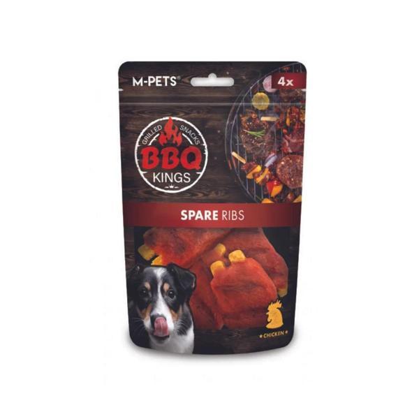 M-Pets BBQ Kings Spare Ribs Tavuklu Köpek Ödül Maması 85gr - Image 1