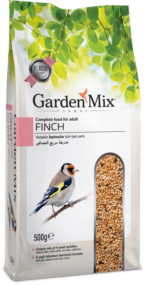 Gardenmix Platin Hint Bülbülü Finch Yemi 500 gr - Image 1