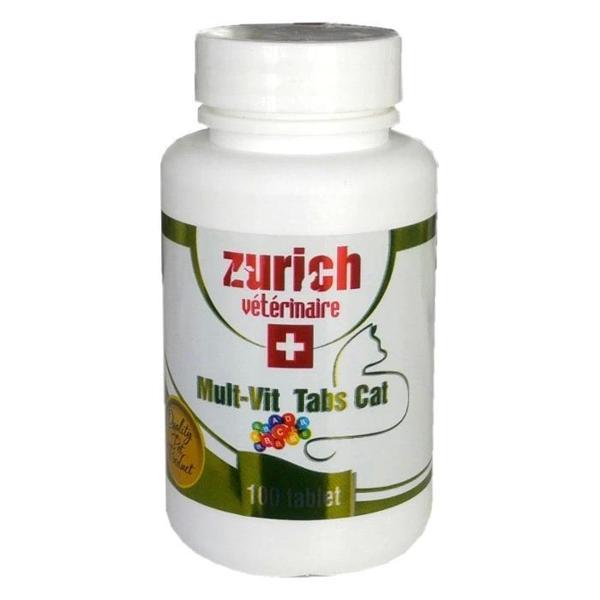 Zurich Multivitamin Kedi Tableti 100 Tablet - Image 1
