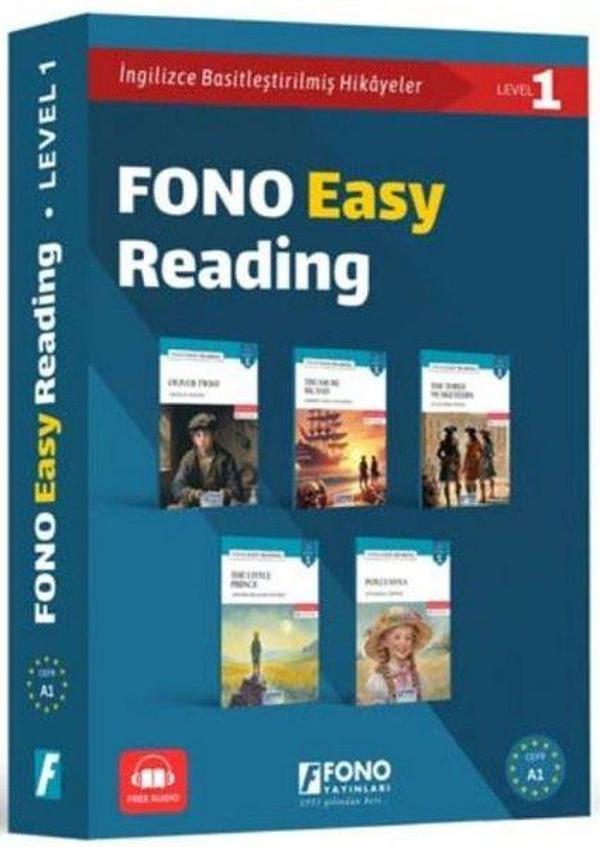 Fono Easy Reading Hikaye Seti - 5 Kitap Takım - Level 1 - Kutulu - Fono Yayınları - Image 1