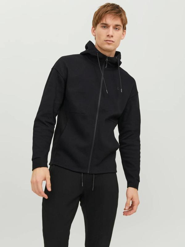 Jack & Jones Erkek Kapüşonlu ve Fermuarlı Sweatshirt - 12240595 - Image 1