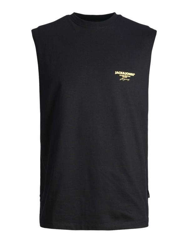 Jack & Jones Erkek Sıfır Kollu Oversize T-shirt - 12256503 - Image 1