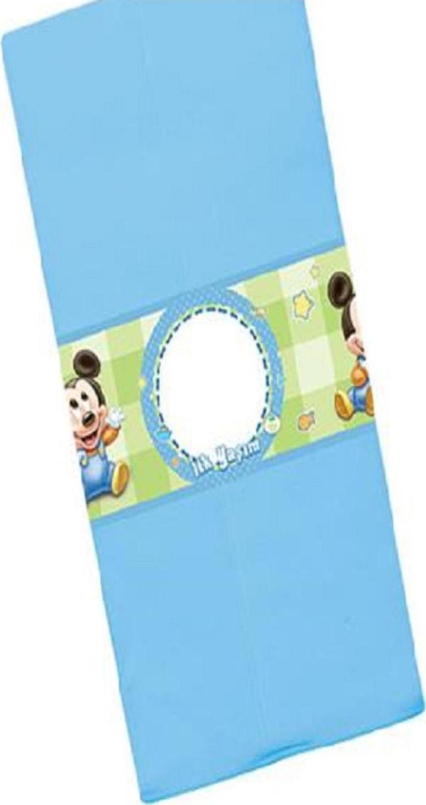 BalonEvi İLK YAŞIM BABY MICKEY MOUSE MAVİ PEÇETELİK (20'Lİ) - Image 1