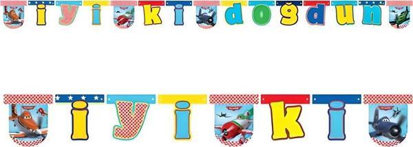 BalonEvi Planes Iyiki Doğdun Banner - Image 1