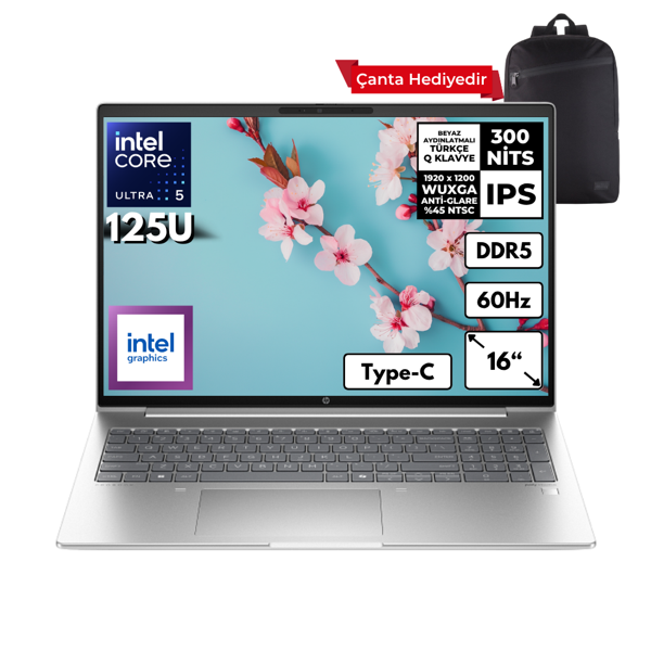 HP ProBook 460 G11 Ultra 5-125U 32-GBDDR5 2 TBSSD Intel Graphics 16" WUXGA Windows 10 Pro A23BKEAHMF67 - Image 1
