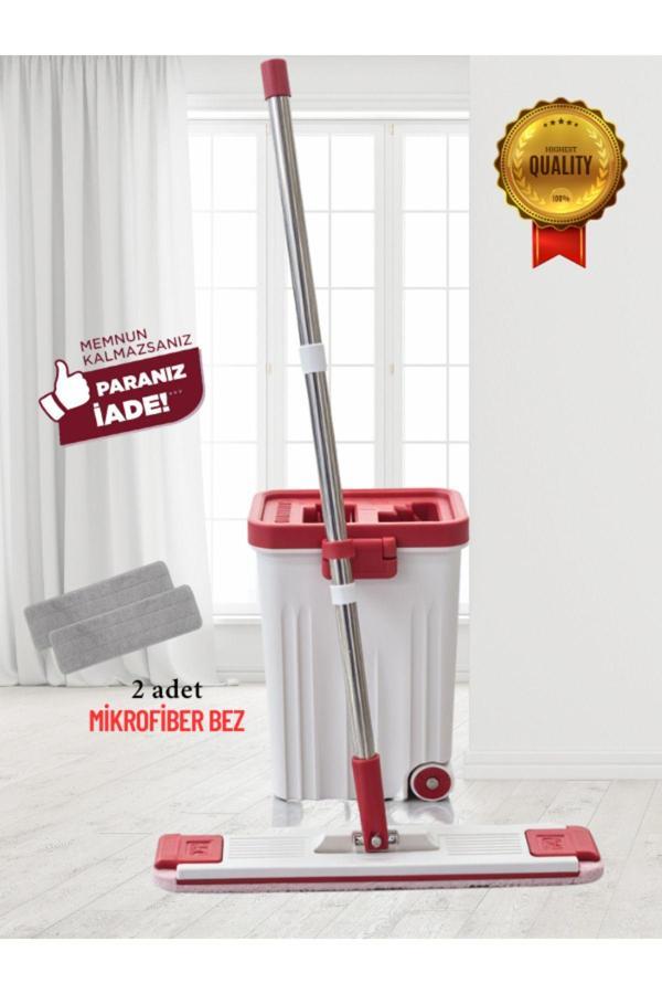Ar-Ay Yeni Nesil Tablet Mop Ve Temizlik Seti 2 Mikrofiber Bezli Pratik & Dayanıklı - Image 1