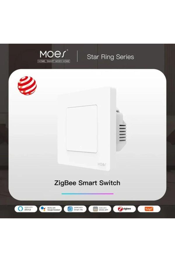 Moes Star Ring Akıllı Anahtar Switch Zigbee & Mesh - Image 1