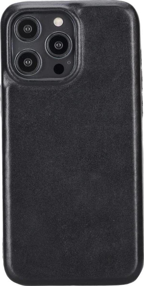 Apple iPhone 14 Pro Max Uyumlu Deri Arka Kapak ROCK RST1 - Image 1